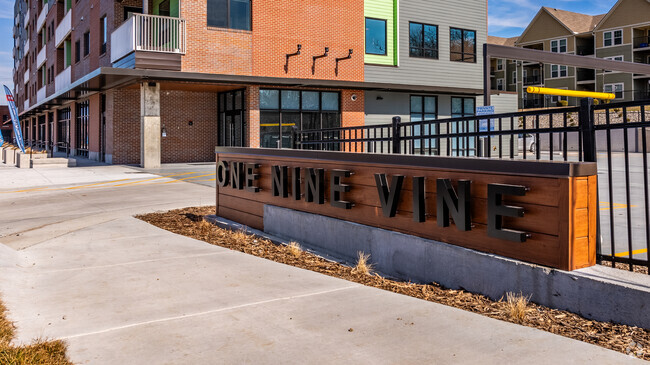 One Nine Vine Signage - One Nine Vine Apartments