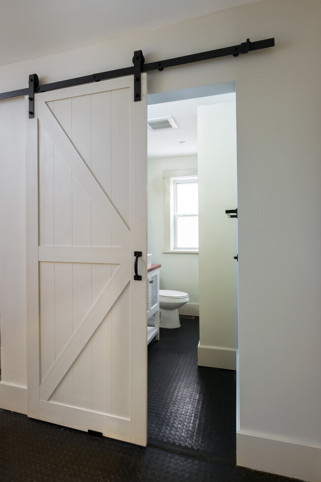 Barn door accent - 4456 McPherson Ave