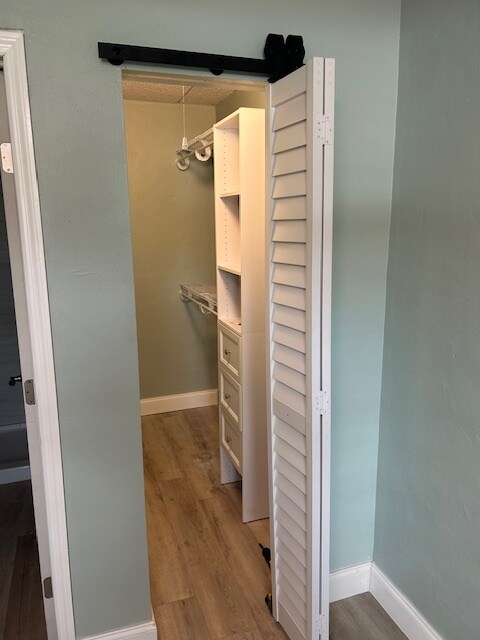 Large walk-in closet with newly installed shelving & storage - 3211 SW 44th St