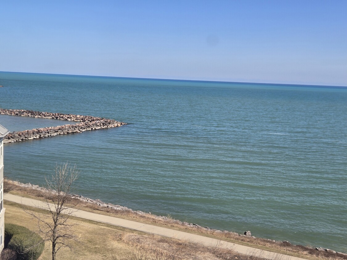 View from Lake side family room - 3872 S Lake Dr