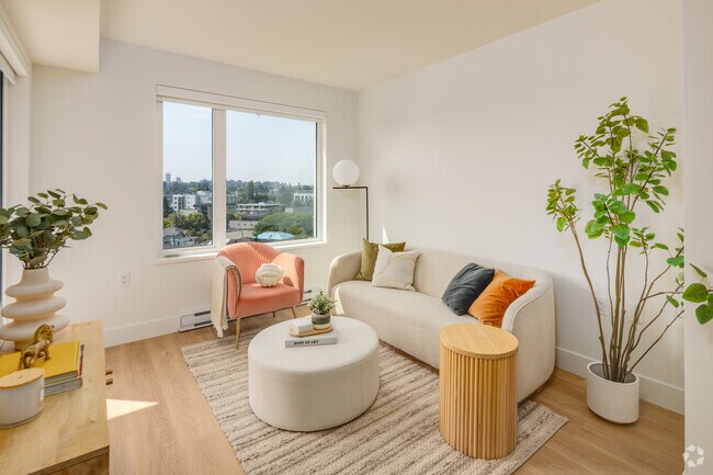 1 chambre, 1 salle de bain - 583 pi2 - Salon - The Hyland