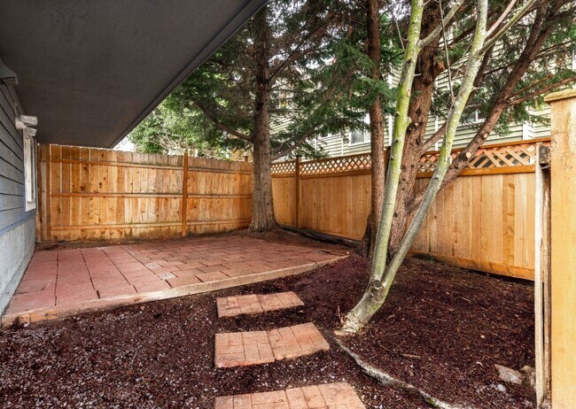 Unit's private backyard (included) - 9301 Linden Ave N