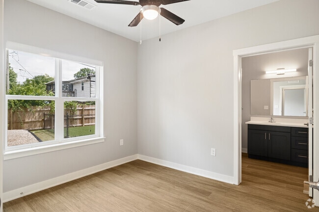 3BR, 2BA - 1,167SF - Primary Bedroom - The Alan