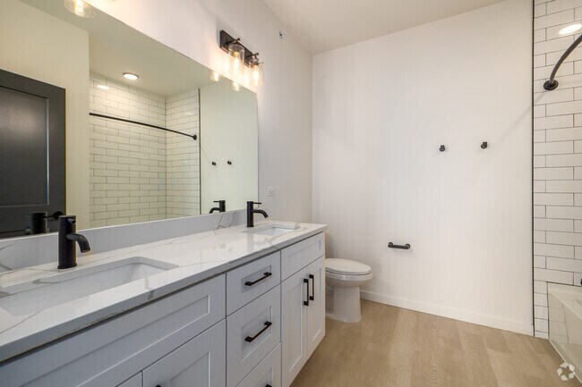 Primary Bathroom - The Belvedere Apartments
