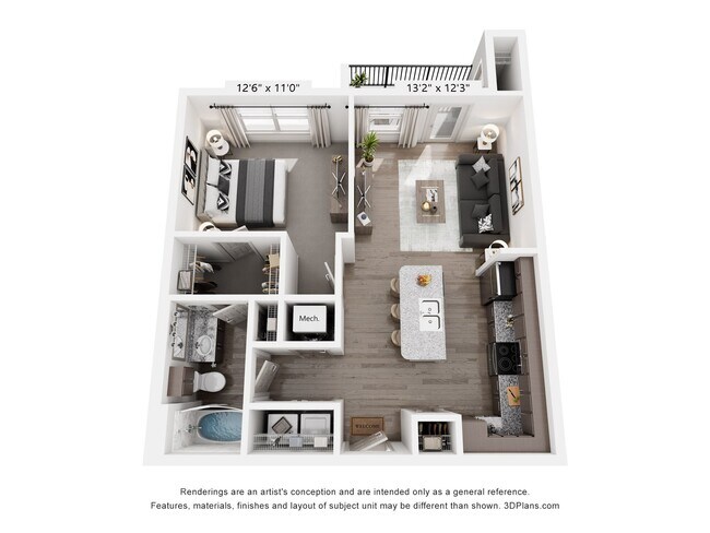 Plano de planta - The Grand at Oak Grove