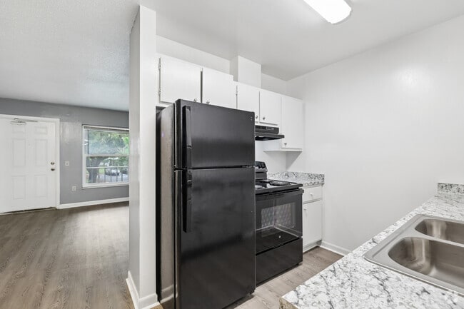 1BR, 1BA - 640SF - Kitchen - Tarpon Springs Manor Apartments