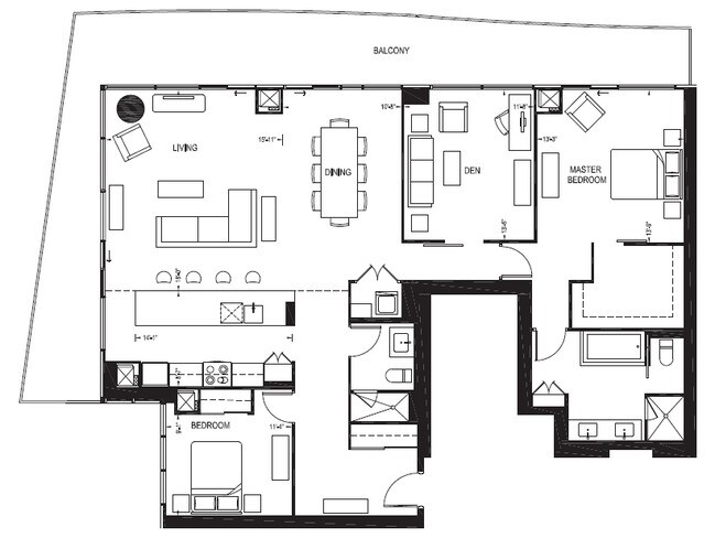 2HAB/2BA - Market Wharf