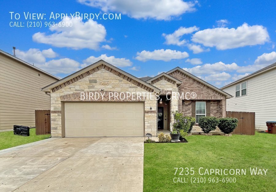 7235 Capricorn Way, Converse, TX 78109 House Rental in Converse, TX