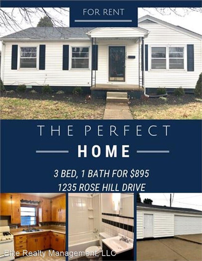 Primary Photo - 3 br, 1 bath House - 1235 Rose Hill Drive