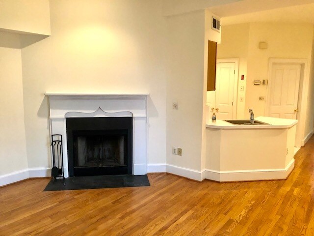 Fireplace in Living Room - 401 5th St NE