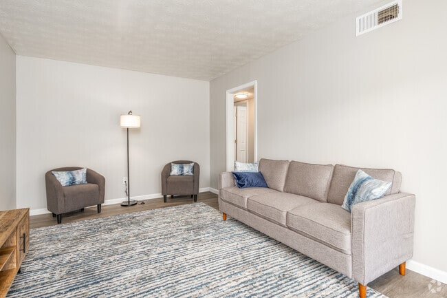 2BR, 1BA - 750SF - Living Room - Summit Park Apartments