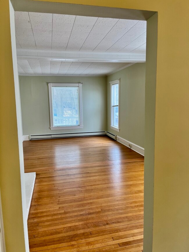 Looking into the living room from kitchen - 114 Buell St