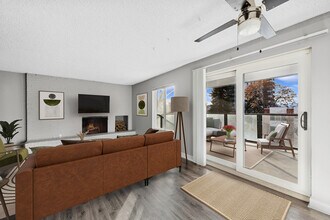 2BR x 2BA with Mountain View Floorplan - Living Room - Arrive 800 Penn