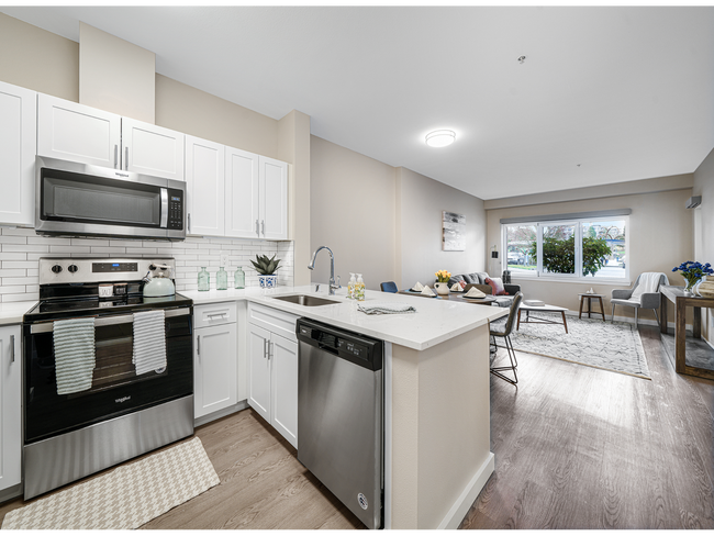 BellevuePark_interior_kitchen sala de estar - AMLI Bellevue Park