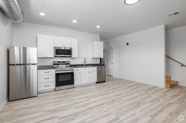 2 habitaciones, 1 baño - 940 pies cuadrados - Cocina - Blackwelder Apartments
