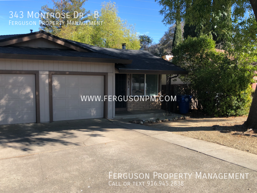 343 Montrose Dr, Folsom, CA 95630 House Rental in Folsom, CA