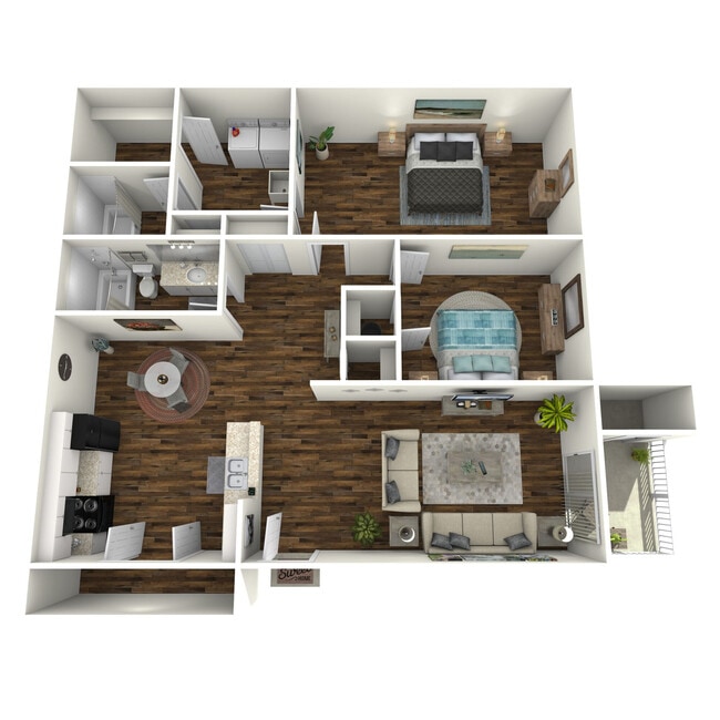 Floorplan - Fredericksburg Place Apartments
