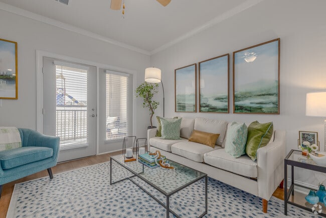 2BR, 2BA - 1,124SF - Living Area - The One at Hope Mills