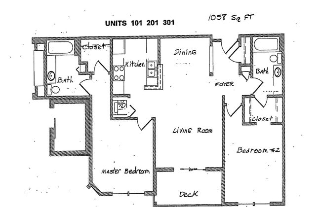 2 Bed, 2 Bath Apartment- Style 1 - Hanover Square Apartments