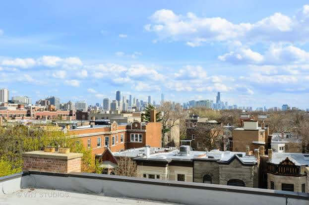 Terraza en la azotea compartida, Grill y 360 grados de vistas! - 832 W Oakdale Ave