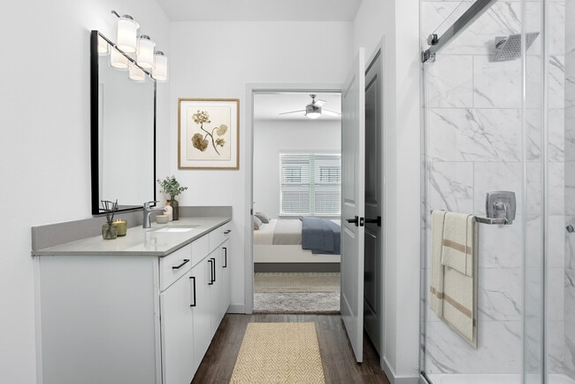 Refresh and recharge in a spa-inspired bathroom. - Pine and Parker