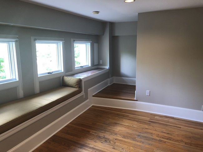 Window seat & nook (can fit a twin mattress!) - 323 W Main St