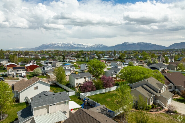 An aerial view of Roy from above.