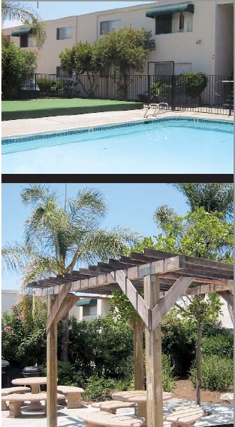 Piscina - Estes Palms Apartments