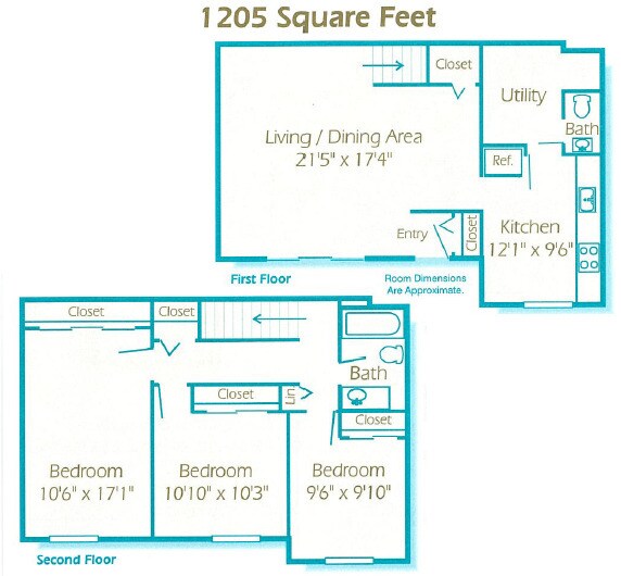 Fawn Lake Apartments – 3 Bed 1.5 Bath Townhouse