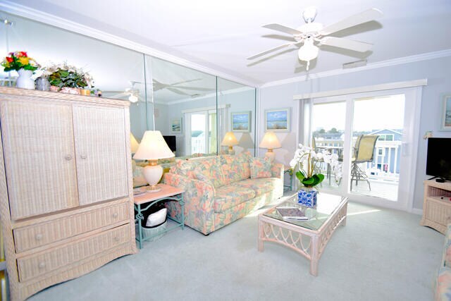 Living Room - 201 S Heron Dr