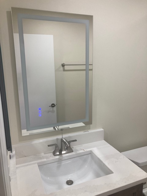 smart mirror - 2712 Kings Lake Blvd