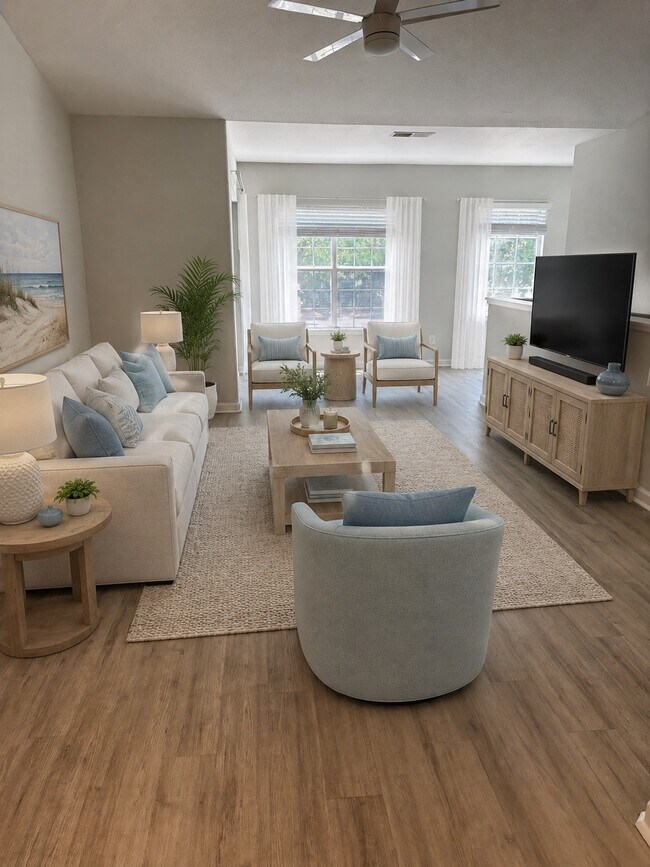 Sala de estar - 897 Fording Island Rd