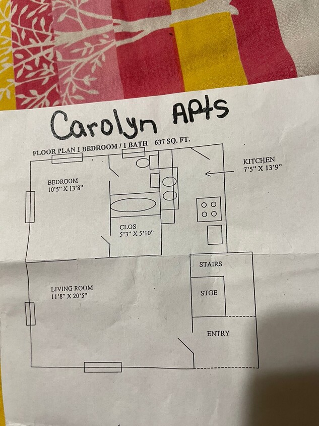 Floor Plan - 2404 Avent Ferry Rd