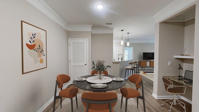 Newly Renovated Dining Room - Waterstone at Brier Creek Apartments