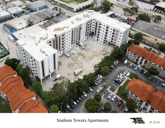 Vista aérea del 2 - Miami Stadium Apartments