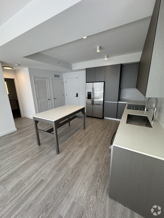 Kitchen with Island - 32 NW 27th St