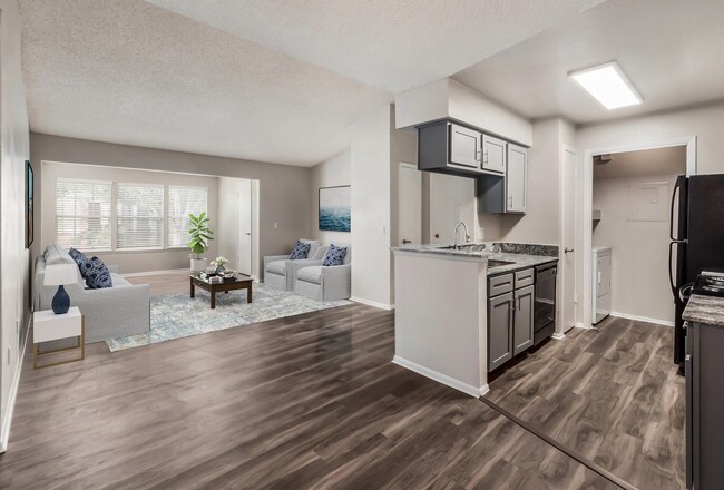 Wood-Inspired Plank Flooring - Timberlake Apartments