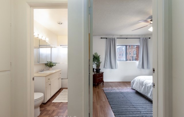 View from the living room to bedroom and bathroom - 335 Cedar Ave