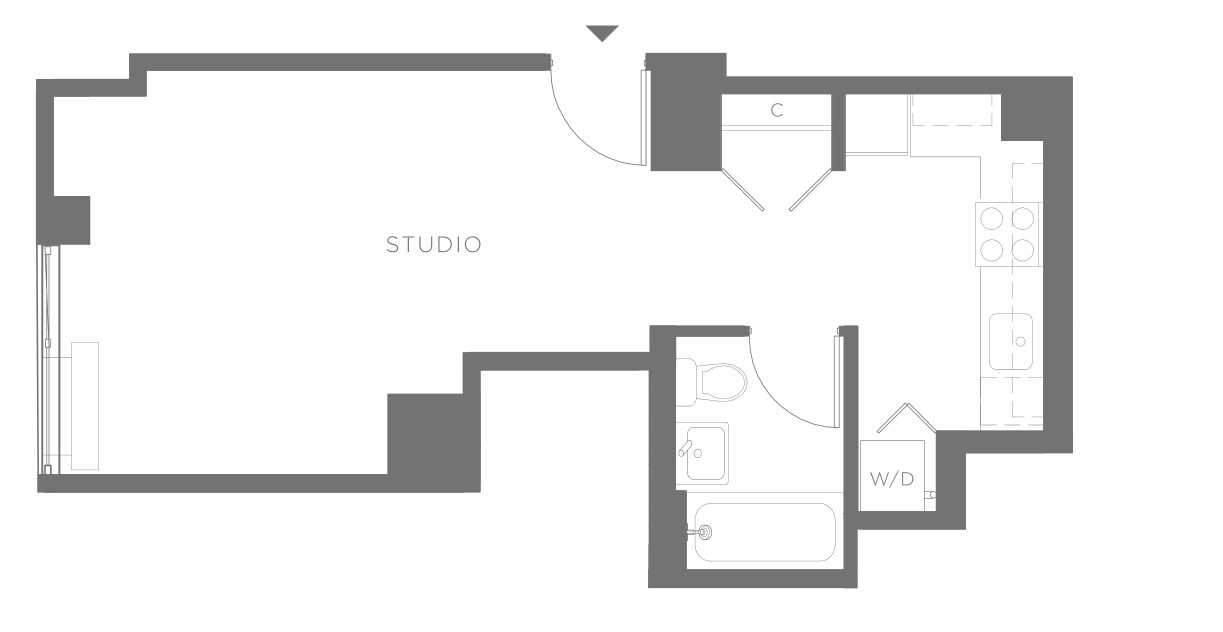 Studio - 2270-2272 Frederick Douglass Blvd