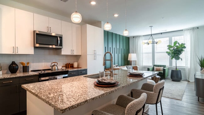 Kitchen with Stainless Steel Appliances - Lyric Sugar Hill