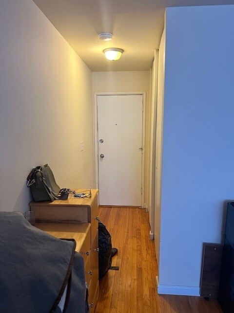 Hallway with closets - Greenview Apartments