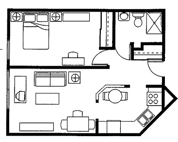 1BR/1BA - Angel Ridge