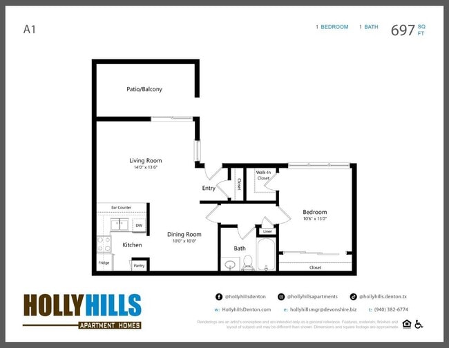 Interior Photo - Hollyhills Apartments