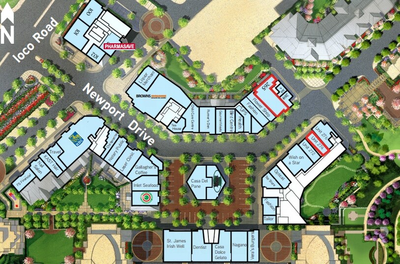 Plan d’étage - Locataires - Newport Village