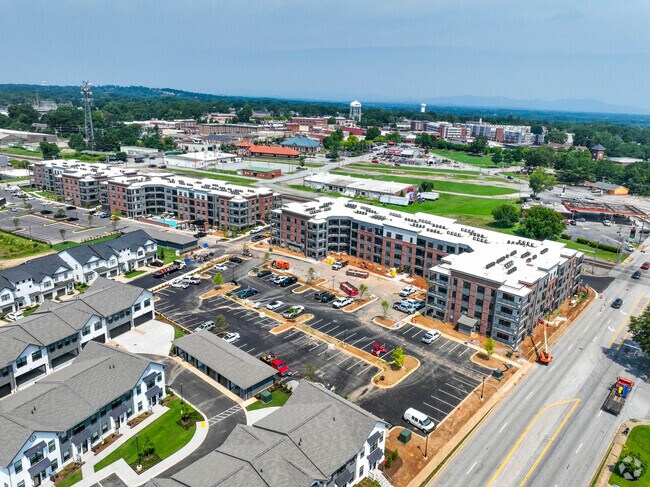 Aerial - The James at Greer Station