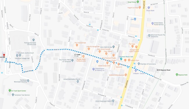 Very close to town and the train station with an express train to Grand Central Station. - 25 Neperan Rd