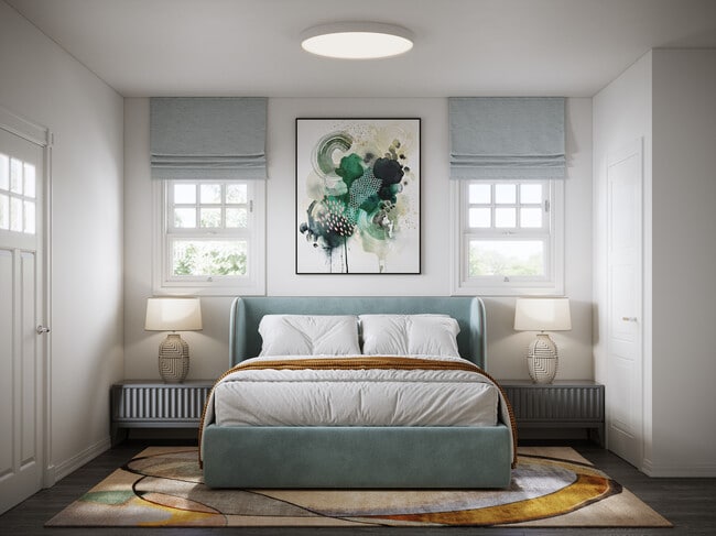 Primary Bedroom with Deck - The Villas on Eastview