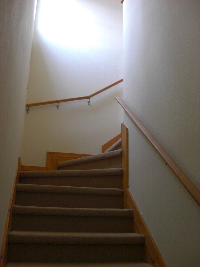 Stairway up - 107 S Laurelwood Dr