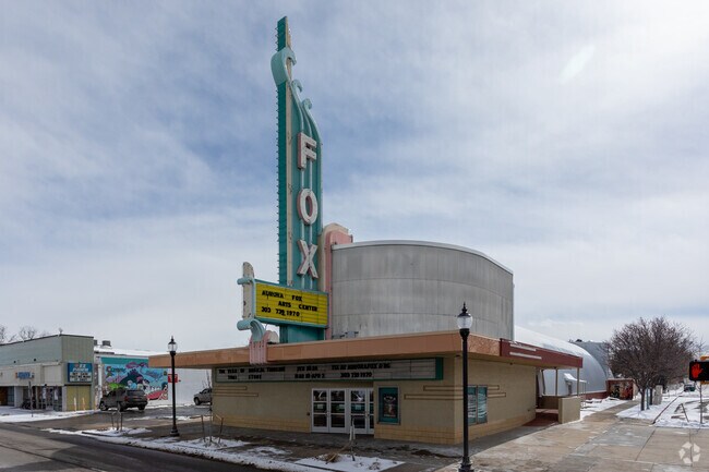 The Fox Theatre is still an active spot to watch professional performances in North Aurora.