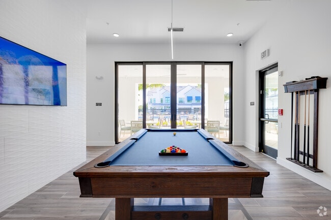 Clubhouse 3 - Pool Table - Imperial Crossing Luxury Apartment Homes